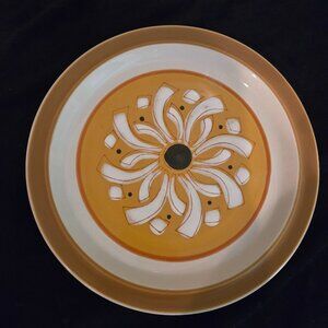 Mid-centry Atomic Ceramic Japanese 12" plate